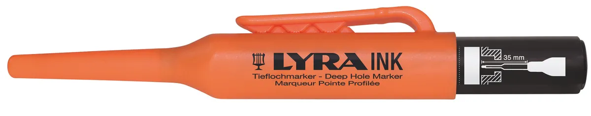 Lyra Ink Tieflochmarker schwarz 0