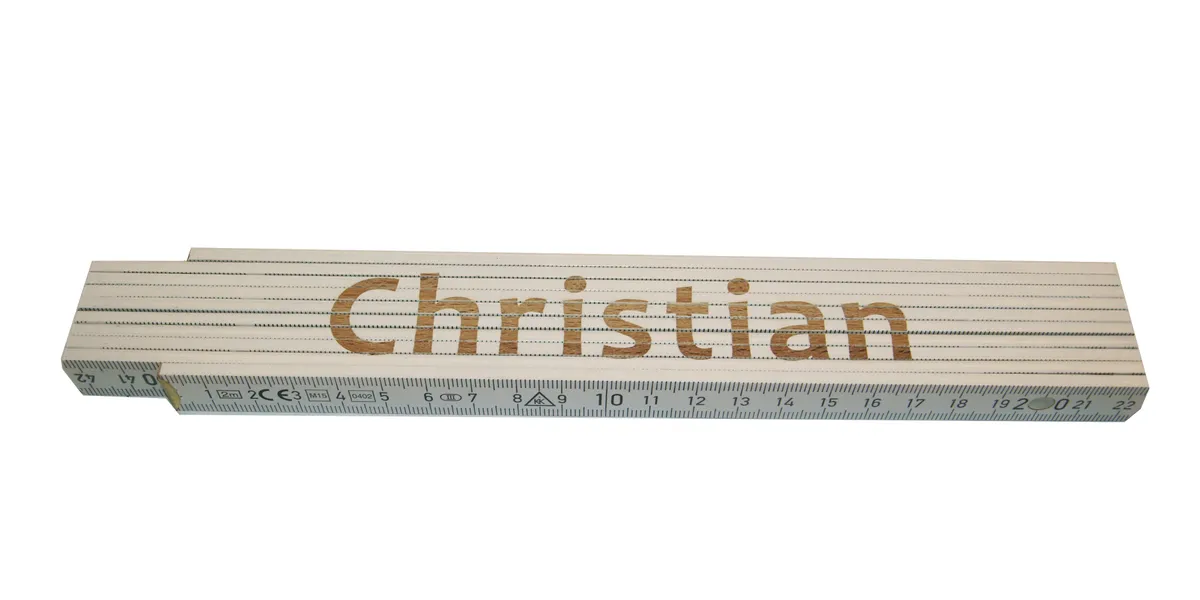 Meterstab weiß Christian 0