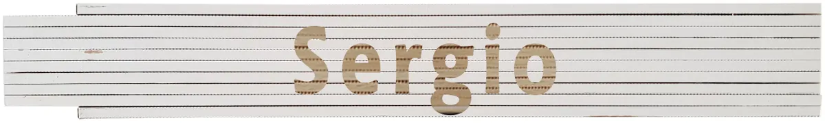 Meterstab weiß Sergio 0