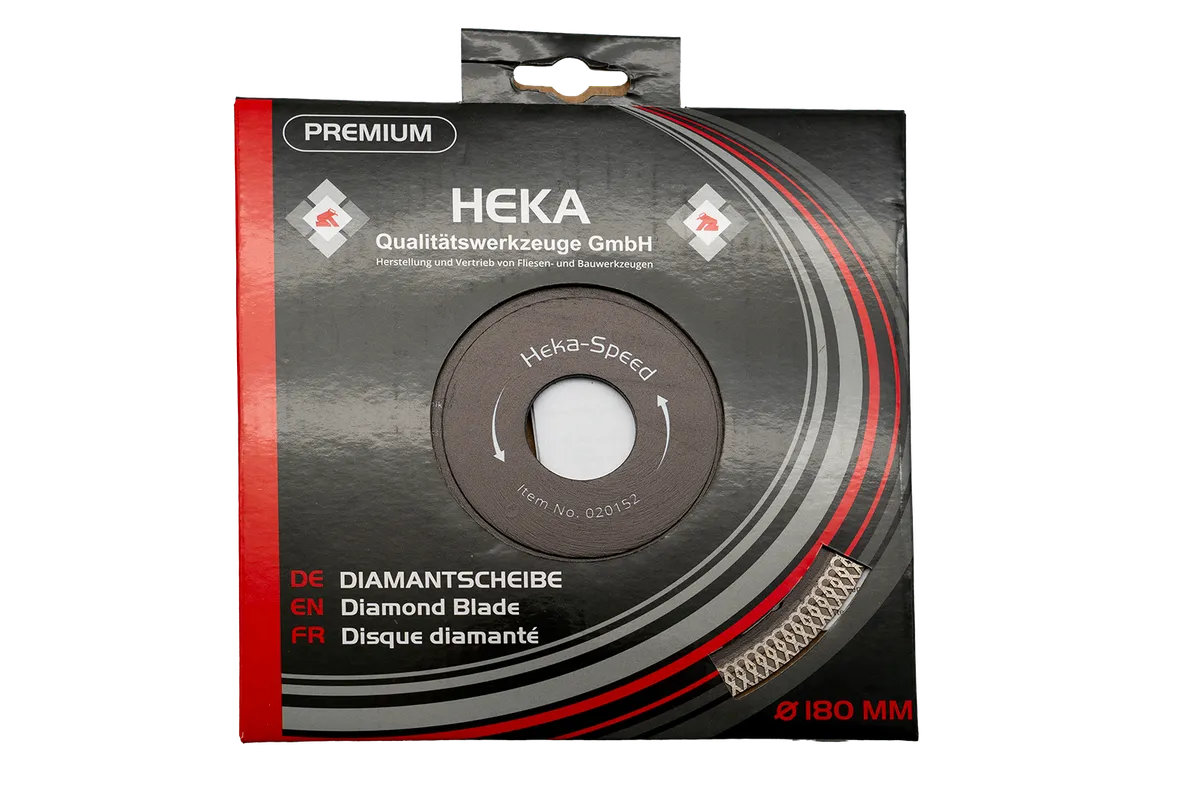 Diamant Trennscheibe Heka-Speed, 180 mm, 30 mm inkl. Reduzierring auf 25,4 & 22,23 mm 2