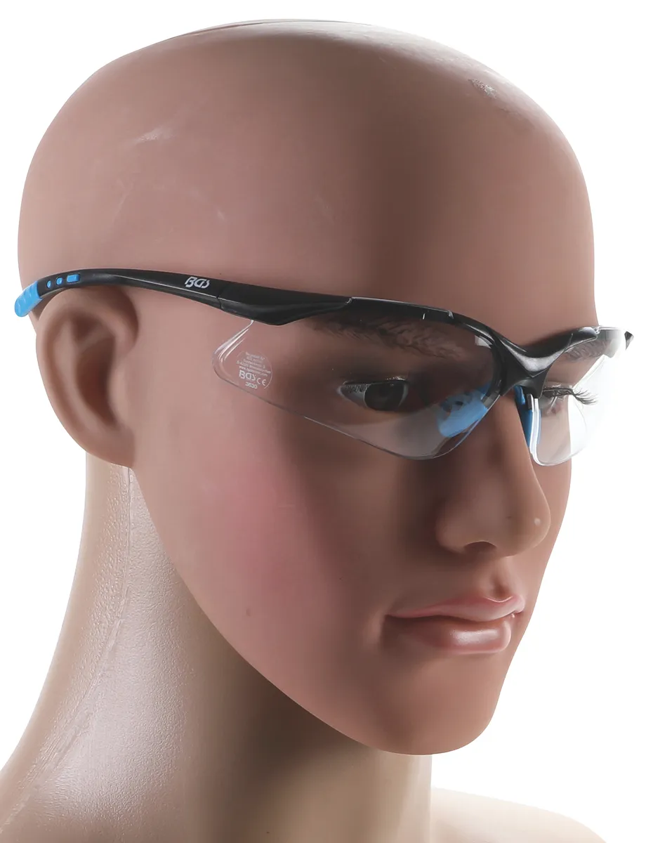 Schutzbrille, klar leicht getönt, flexible Nasenbügel 1