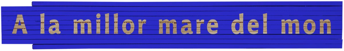 Meterstab blau A la millor mare del mon 0