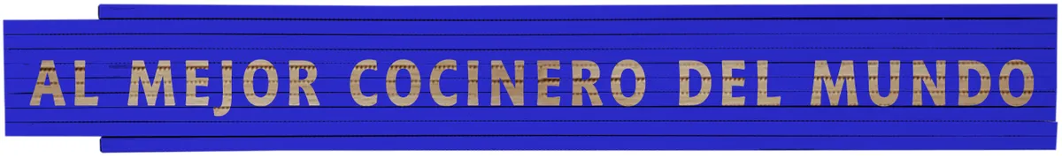 Meterst.blau Al mejor cocinero del mundo 0