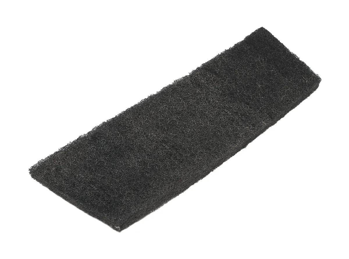 Padbelag 400 x 125 mm schwarz grob 0