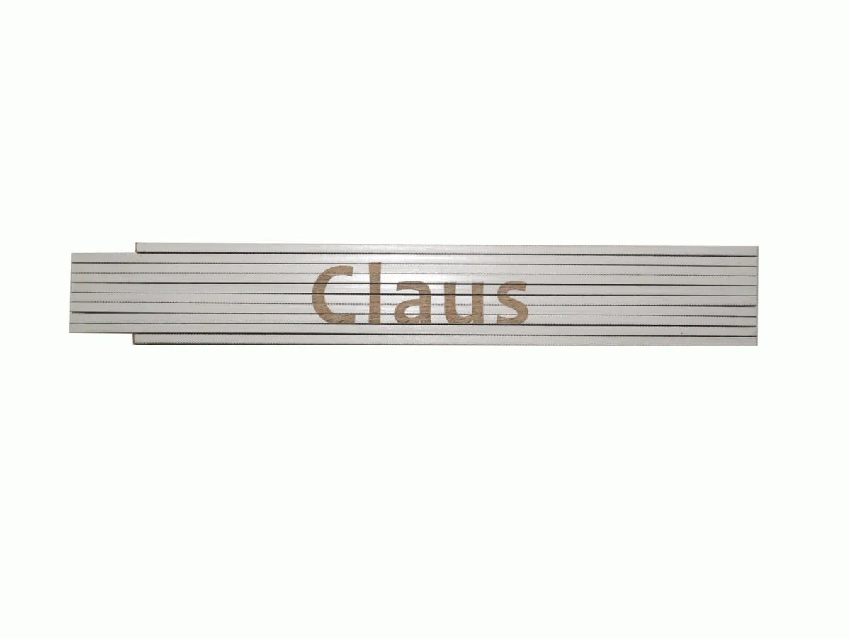 Meterstab weiß Claus 0