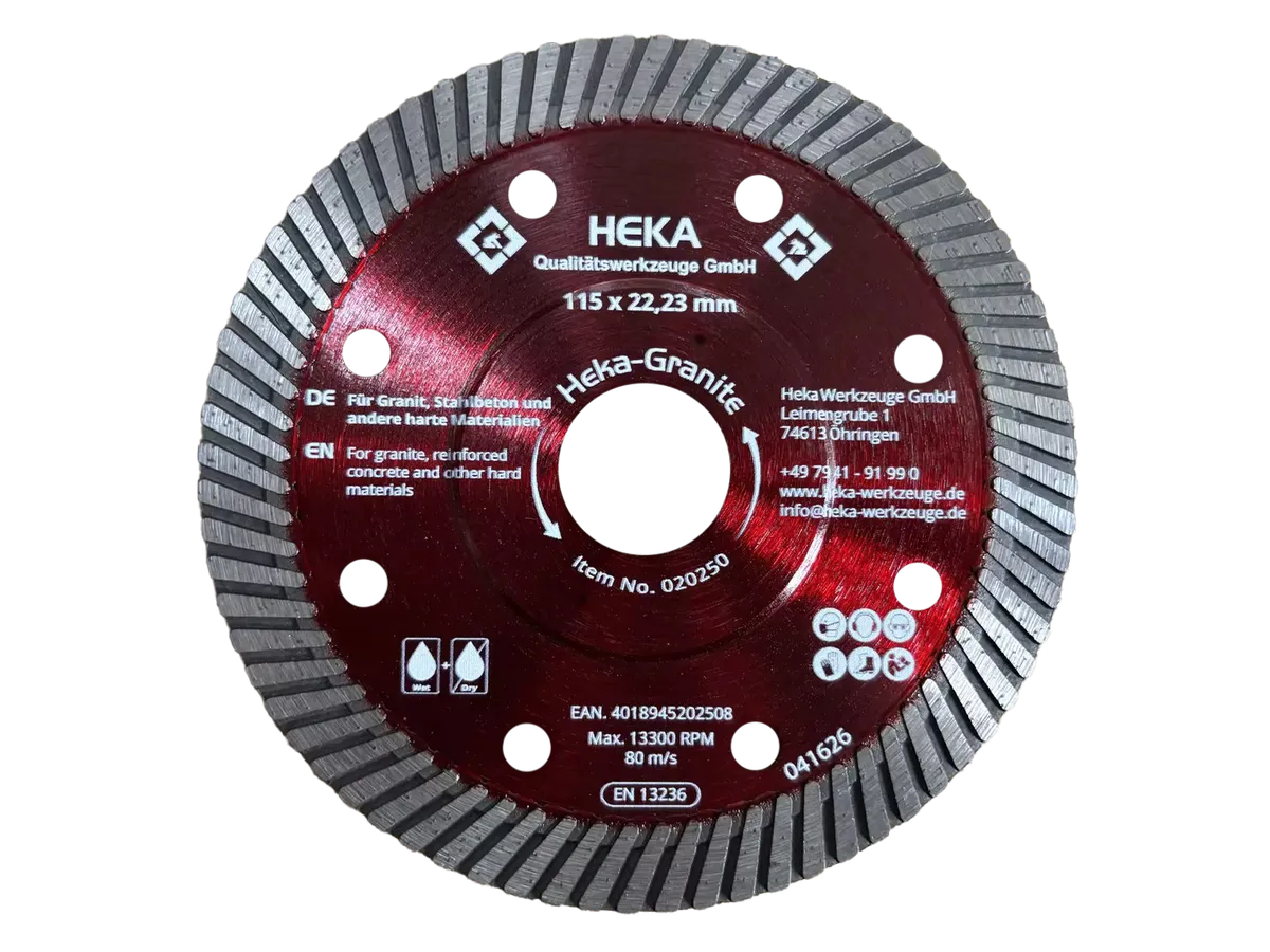 DTS Heka-Granite, 115 mm, 22,23 mm 0