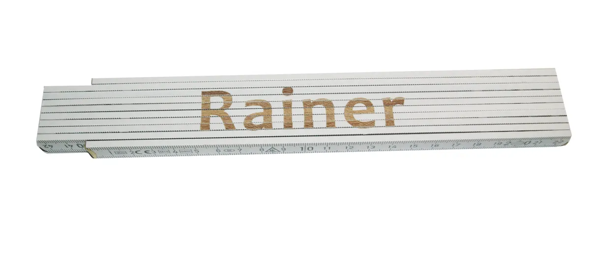 Meterstab weiß Rainer 0