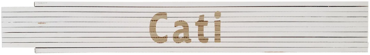 Meterstab weiß Cati 0