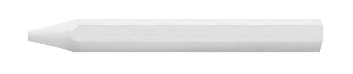 Signierkreide Ø 11 mm/110 mm weiß hexagonal ohne Papierummantelung 0