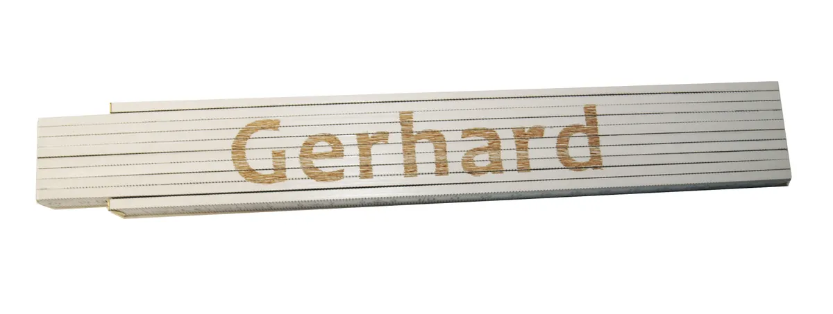 Meterstab weiß Gerhard 0