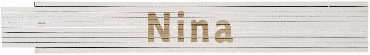 Meterstab weiß Nina 0