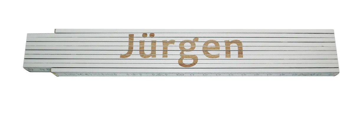 Meterstab weiß Jürgen 0