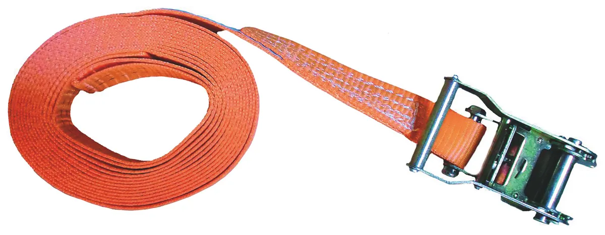 Zurrgurt 6 m x 35 mm 1-tlg,1000/2000 kg mit Ratsche,aus PES,orange 0