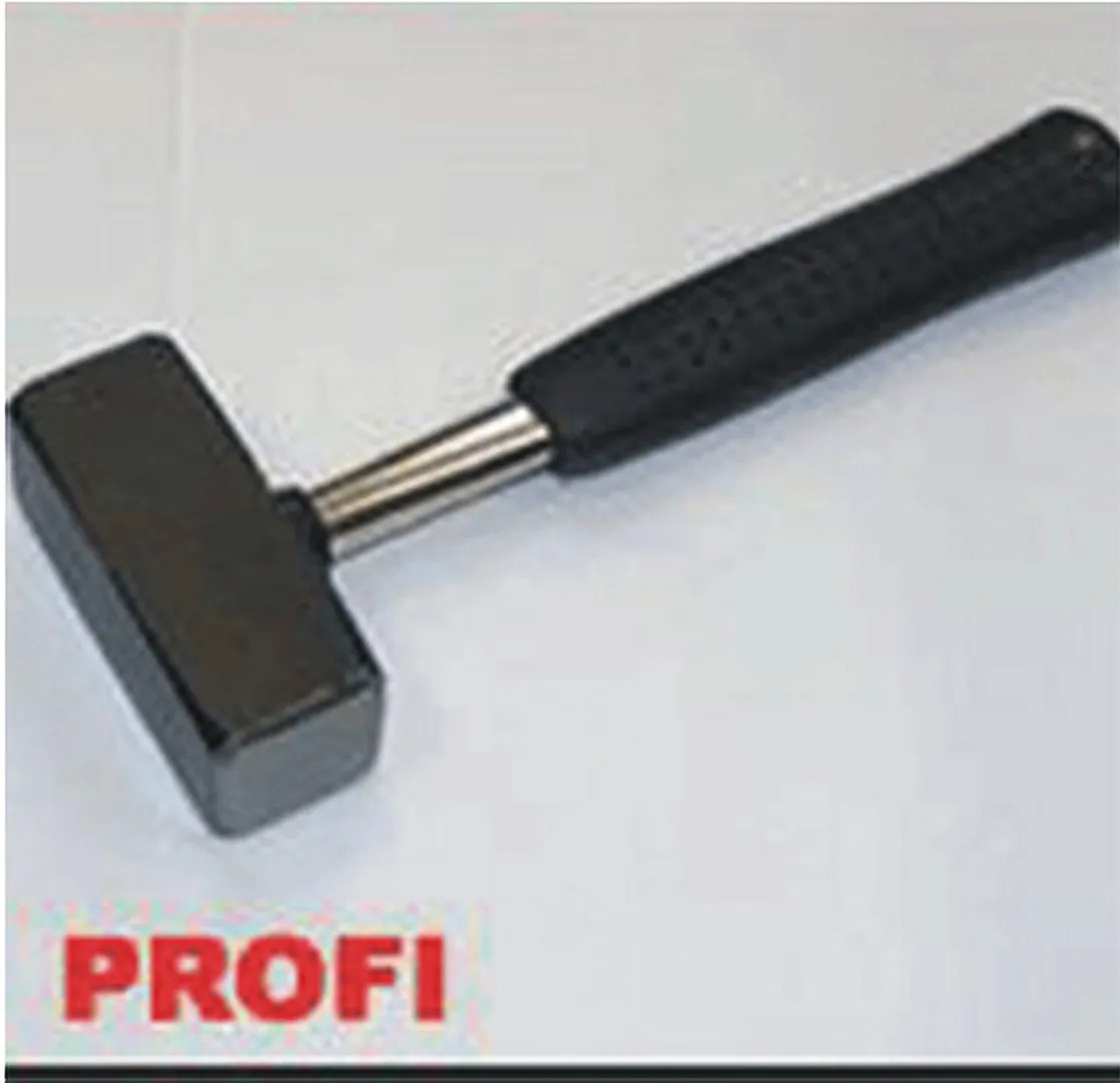 Fäustel 1000 g Profi Stahlrohrstiel 0