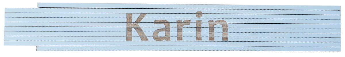 Meterstab weiß Karin 0