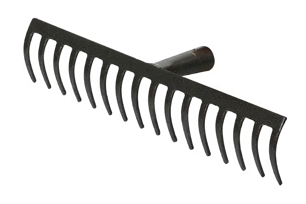 Straßenrechen 16 Zinken/schweres Modell 0