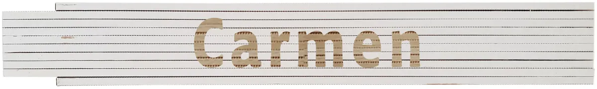 Meterstab weiß Carmen 0