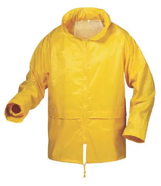Regenjacke Gr.58/60 mit Kapuze 100% Nylon / Vinyl beschichtet 0