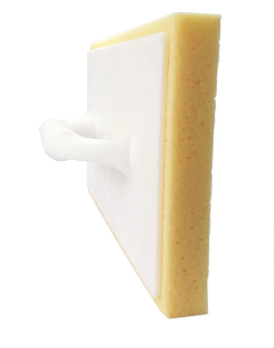 Glättbrett 34x18 cm Hydroschwamm Kunststoffgriff weiß 1