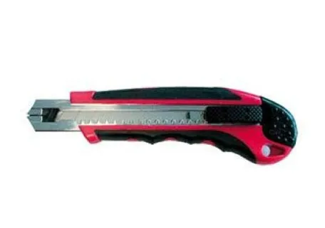 Cutter "Cobra" 9 mm 2K-Griff mit Metallführung,Magazin 5 Klingen 0