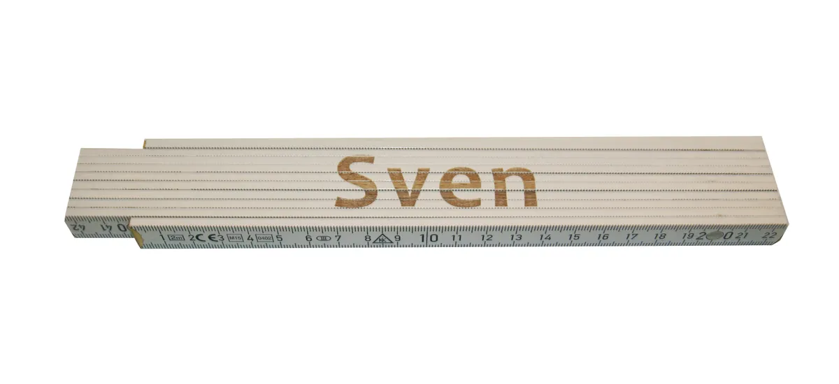 Meterstab weiß Sven 0