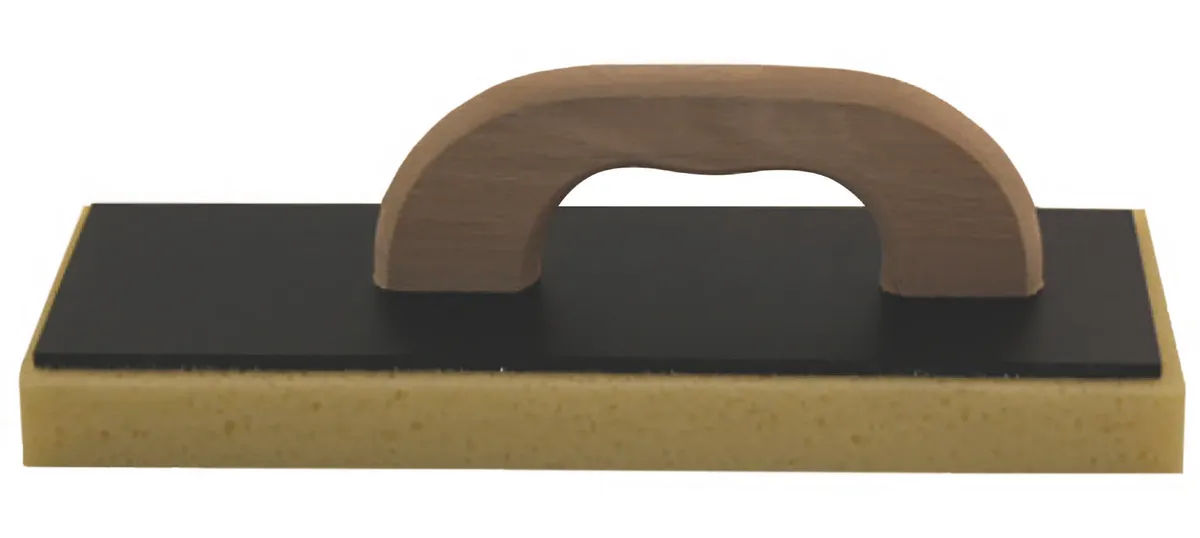 Glättbrett 34x20 cm Hydroschwamm Holzgriff 0