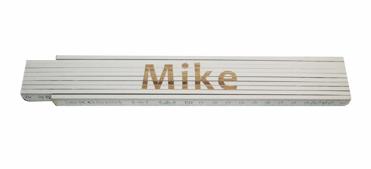 Meterstab weiß Mike 0