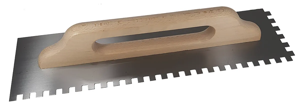 Schweizer Glättekelle 6x6x6 Stahl Holzgriff 0