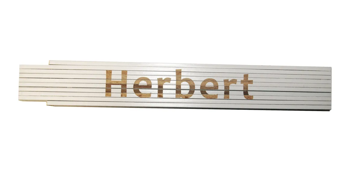 Meterstab weiß Herbert 0