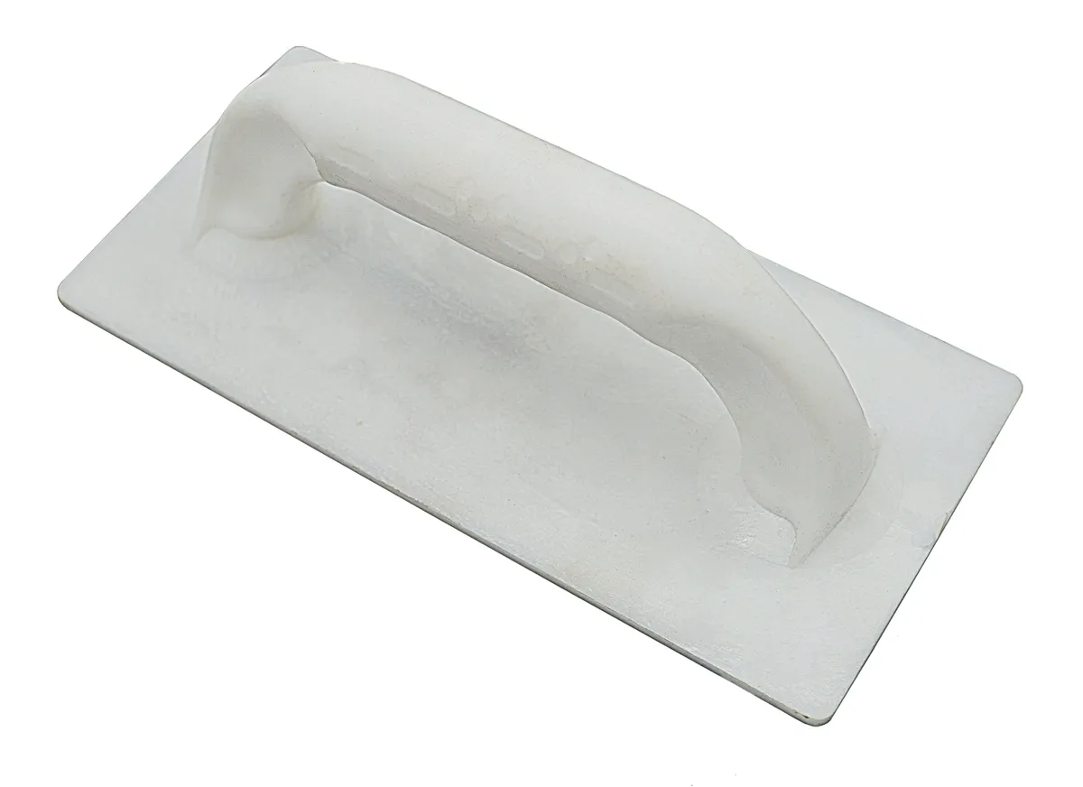 Padbrett 23x11 cm Trägerbrett weiß mit Klettstreifen für Vliesbeläge 0