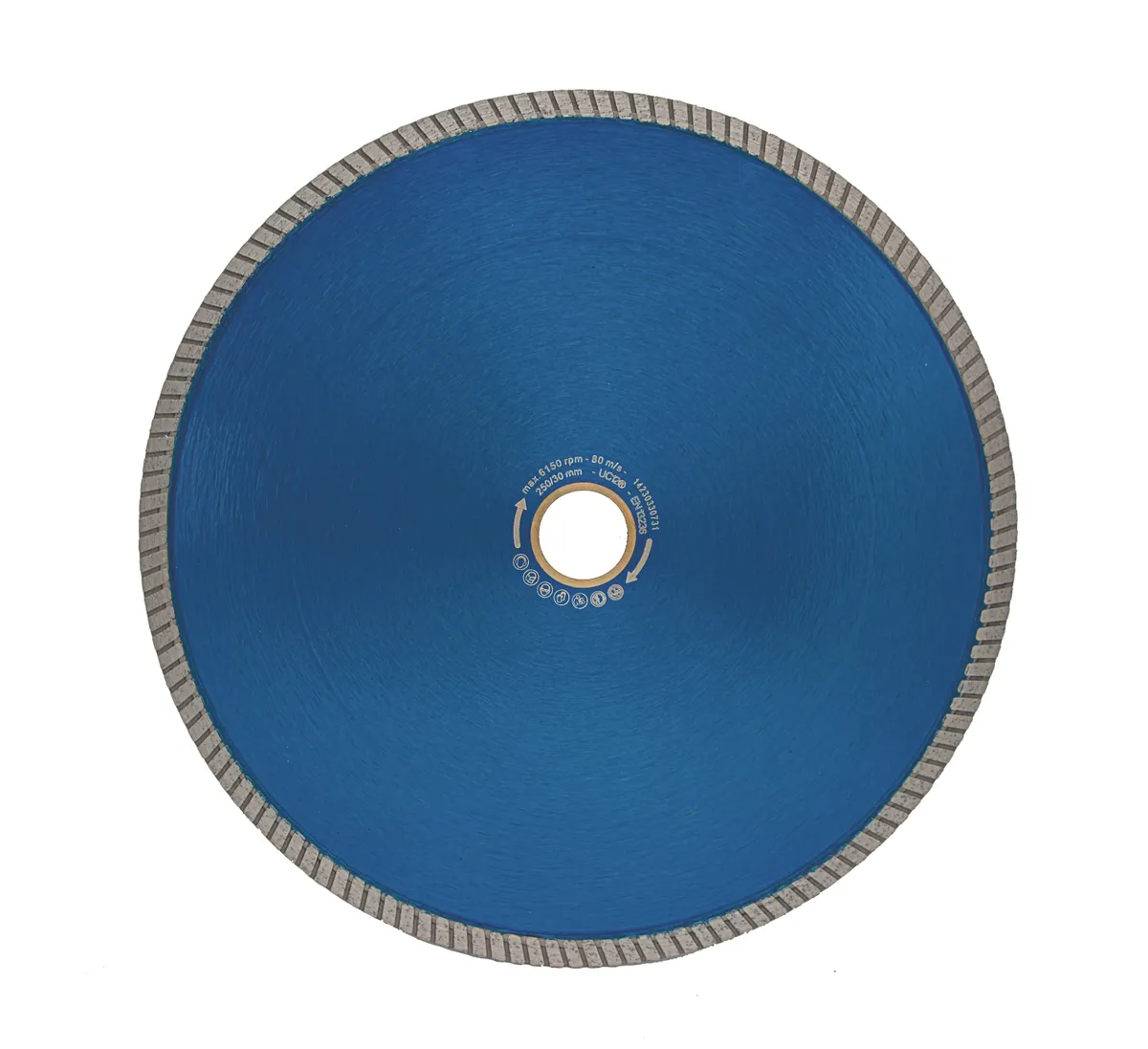 Diamantscheibe Turbo 250/B:30/25mm 1,8mm 0