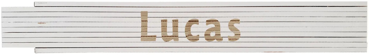 Meterstab weiß Lucas 0