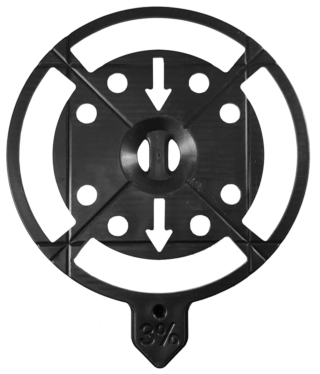 Neigungskompensator 120 mm 3 % für Stelzlager 1