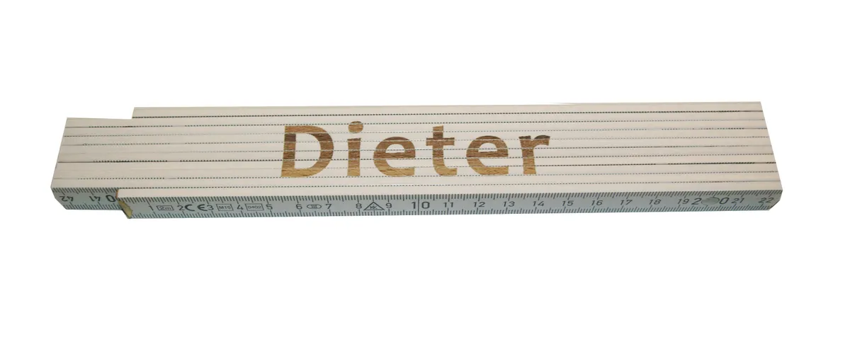 Meterstab weiß Dieter 0