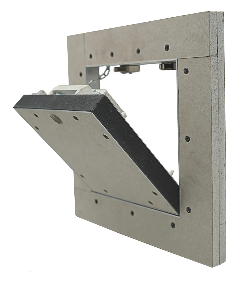 Revisionsklappe 200 x 200 mm GK=25 F30 für Wand, Vierkantverschluss 0