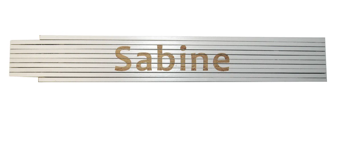 Meterstab weiß Sabine 0