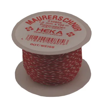 Maurerschnur (N) 2.0 mm x 100 m weiß rot 0