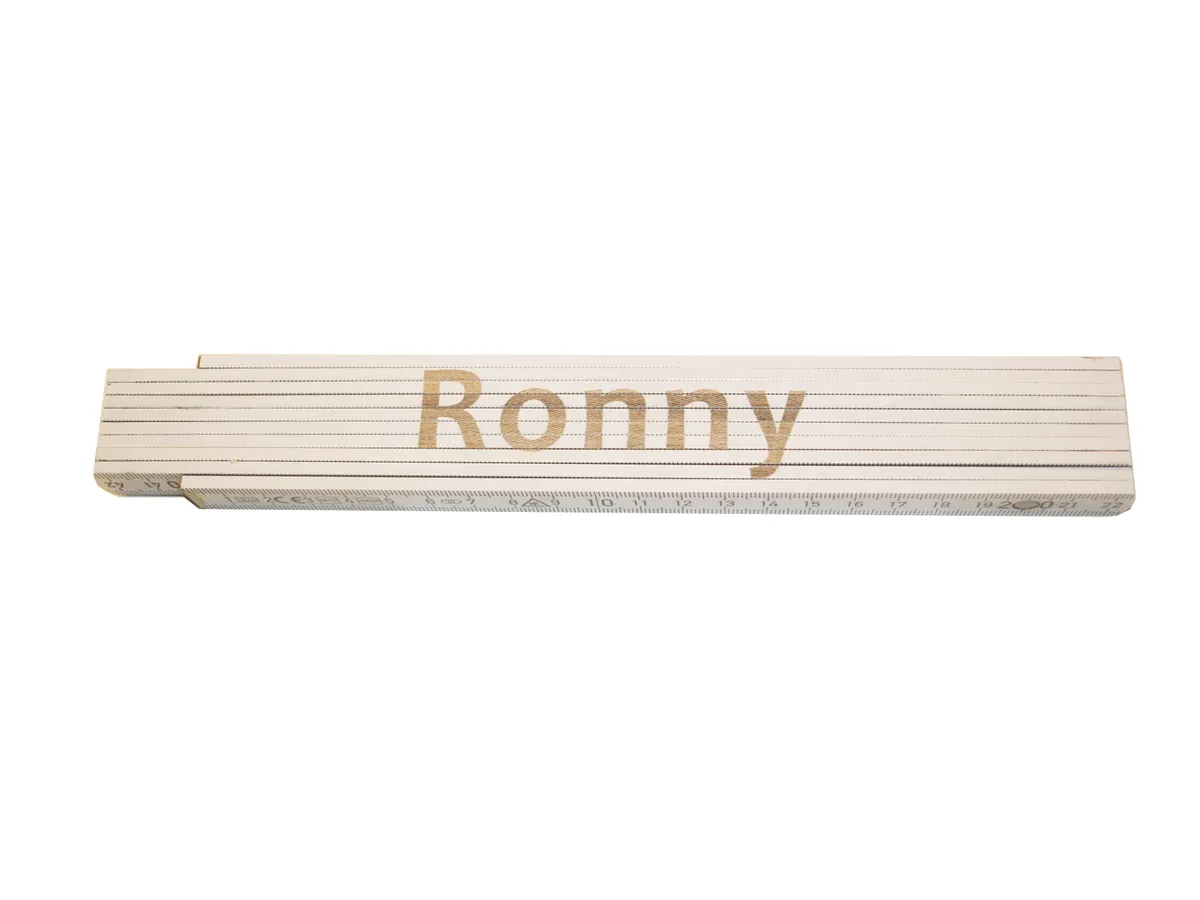 Meterstab weiß Ronny 0