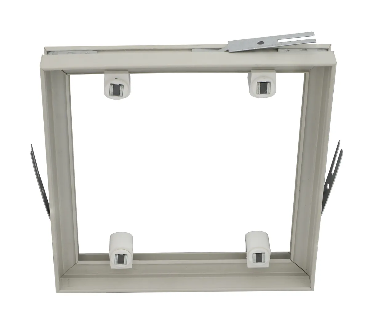 PVC Fliesenrahmen magnetisch grau 312 x 312 mm 1