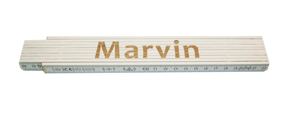 Meterstab weiß Marvin 0