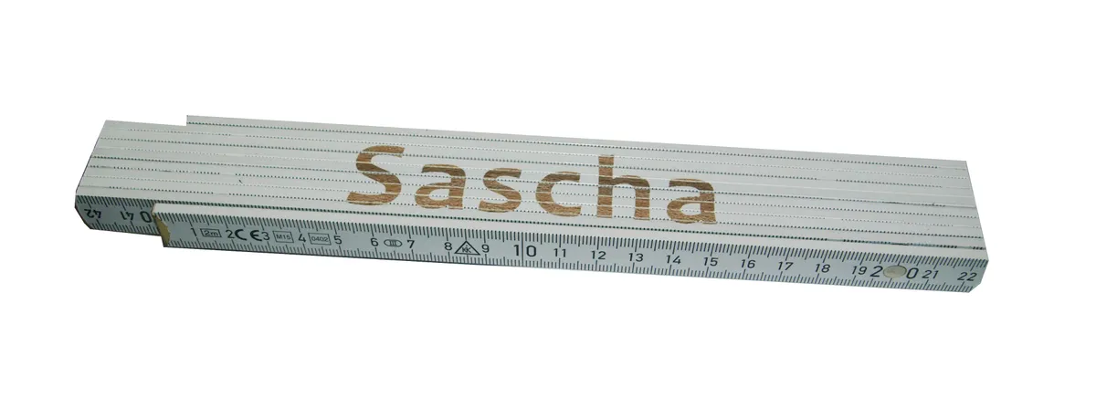 Meterstab weiß Sascha 0