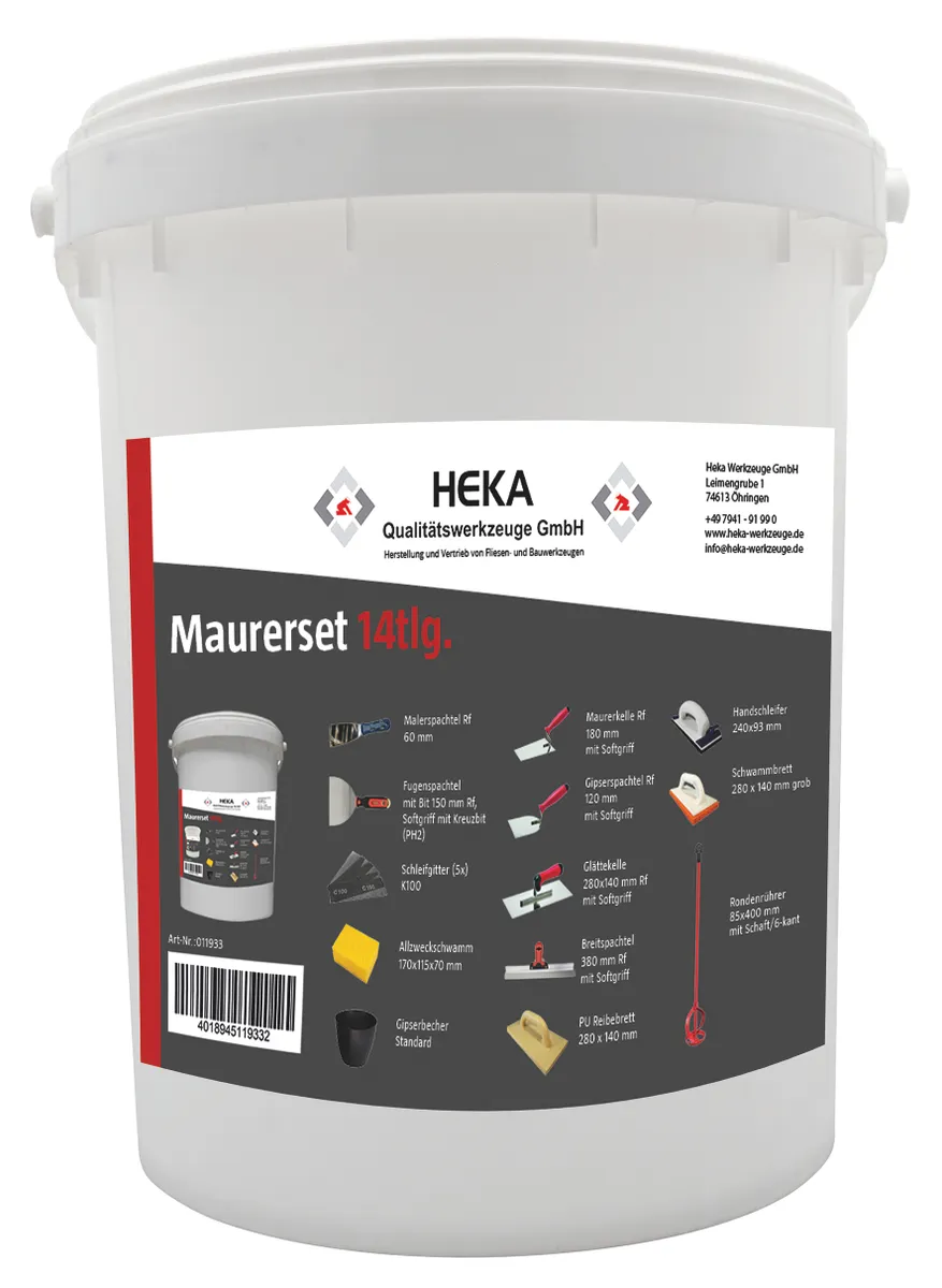 Maurerset 14 tlg. 0