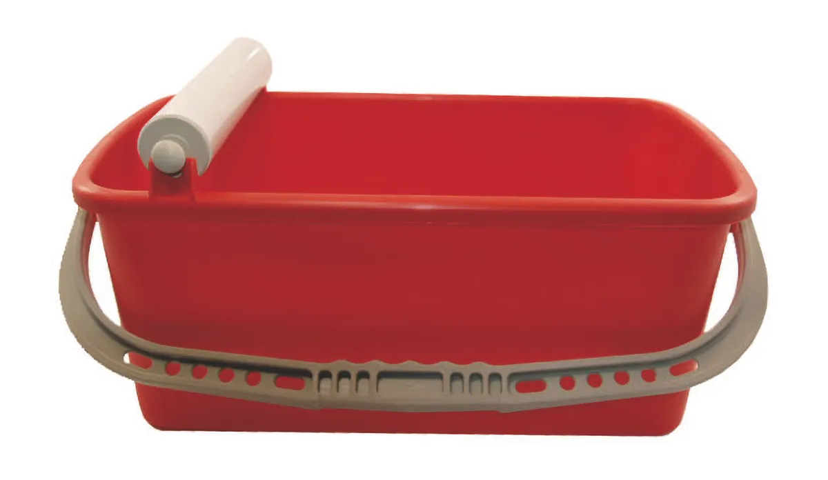 Wascheimer 10l rot 1 Rolle ohne Brett 0