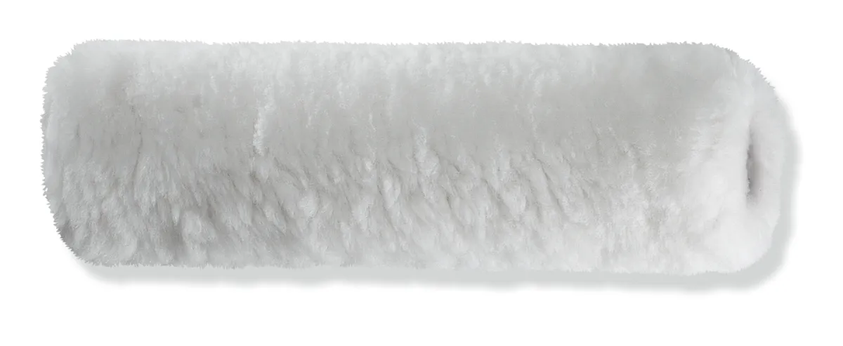 Walze 18 cm (1Stk.) Lammfell genäht weiß 0