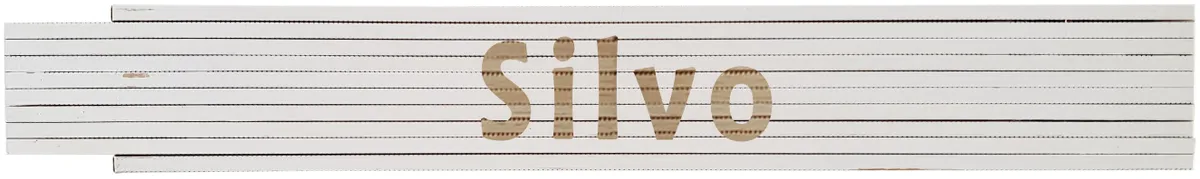 Meterstab weiß Silvo 0