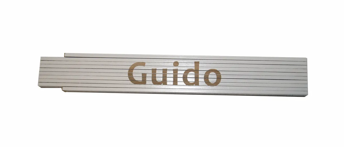 Meterstab weiß Guido 0