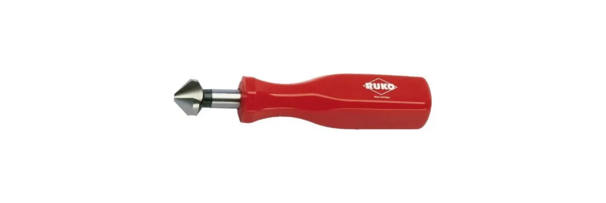 Krauskopfversenker Ø 12.4 mm/90° mit Softgriff (Handentgrater) 0