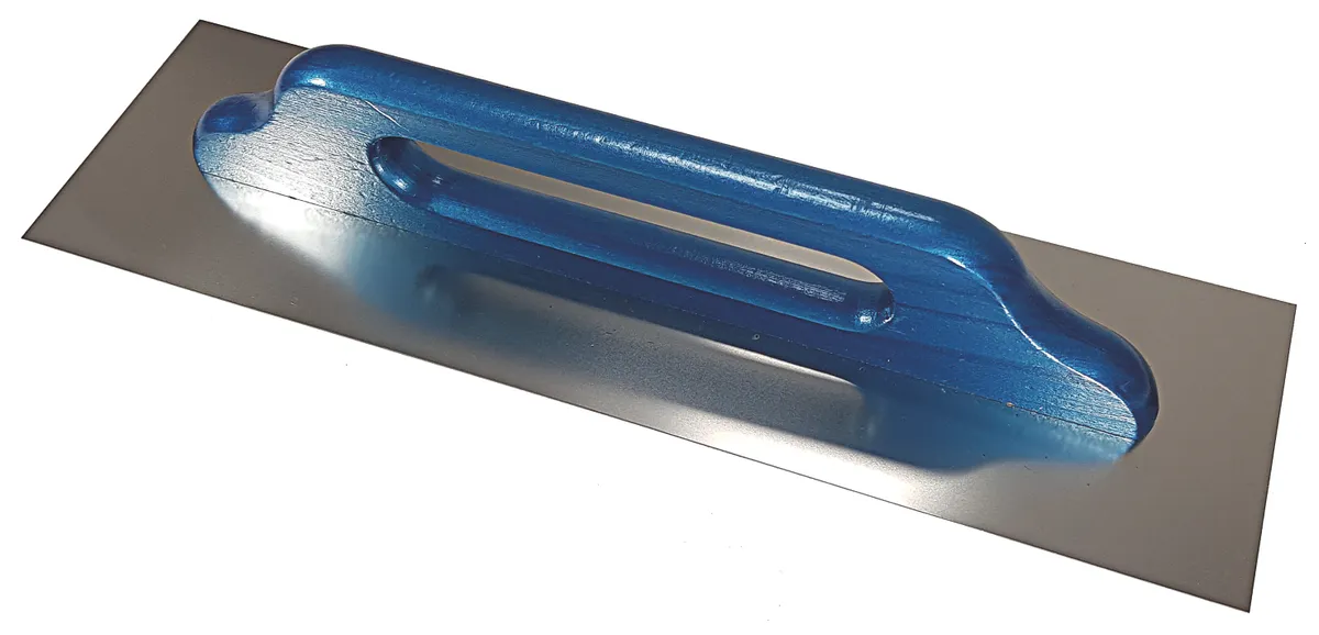 Schweizer Glättekelle 500x130 rostfrei Holzgriff 0