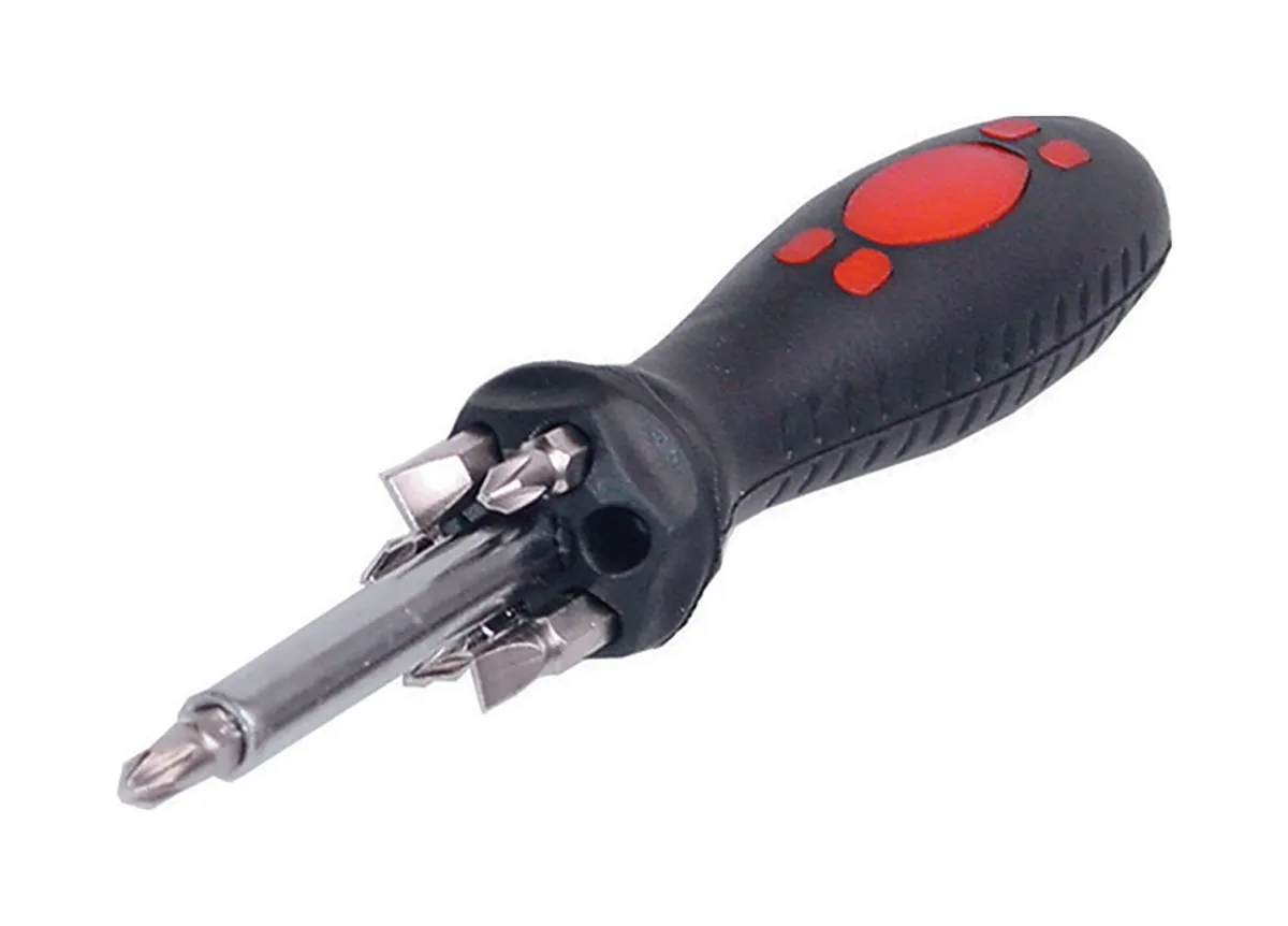 Schraubendreher mit 6 Bits 1/4" 0