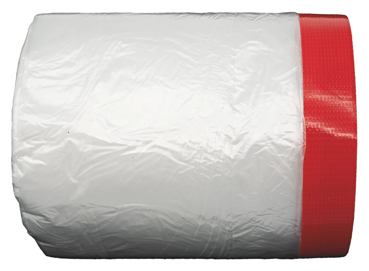 Abdeckfolie mit Gewebeband 550 mm x 25 m 0